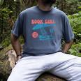 Retro Book Girl Summer Beach Vacation For Book Lover Men's Comfort Colors T-Shirt Denim