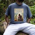 Robinson Crusoe Book Cover 1920 Men's Comfort Colors T-Shirt Denim