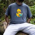 Rubber Duck Reading Book Reader Books Rubber Duckie Men's Comfort Colors T-Shirt Denim