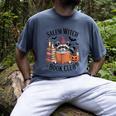 Salem WItch Book Club Halloween Raccoon Witch Reading Book Men's Comfort Colors T-Shirt Denim Salem WItch Book Club Halloween Raccoon Witch Reading Book Men's Comfort Colors T-Shirt Denim