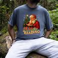 He Sees What You’Ve Been Reading Santa Book Lover Christmas Men's Comfort Colors T-Shirt Denim He Sees What You’Ve Been Reading Santa Book Lover Christmas Men's Comfort Colors T-Shirt Denim