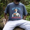Silly Goose With Books Teacher Club School Educator Men's Comfort Colors T-Shirt Denim Silly Goose With Books Teacher Club School Educator Men's Comfort Colors T-Shirt Denim