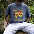 Spicy Books And Iced Coffee Book Lover Smut Reader Men's Comfort Colors T-Shirt Denim