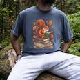 Squirrel Reading Book Lovers Fall Leaves Library Books Men's Comfort Colors T-Shirt Denim Squirrel Reading Book Lovers Fall Leaves Library Books Men's Comfort Colors T-Shirt Denim