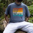 I Survived Reading Banned Books All I Got Was Smarter Men's Comfort Colors T-Shirt Denim