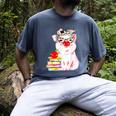 Teacher Pig Cute Farm Animal Book Lover School Student For Men Women Kids Men's Comfort Colors T-Shirt Denim Teacher Pig Cute Farm Animal Book Lover School Student For Men Women Kids Men's Comfort Colors T-Shirt Denim