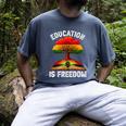 History Education Is Freedom Books Black History Men's Comfort Colors T-Shirt Denim