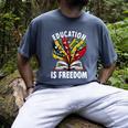 History Education Is Freedom Books Black History Premium Tri-Blend Men's Comfort Colors T-Shirt Denim