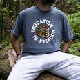 History Education Is Freedom Books Teach Black History Men's Comfort Colors T-Shirt Denim