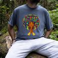 History Month Afro Women Book Lover Librarian Teacher Men's Comfort Colors T-Shirt Denim History Month Afro Women Book Lover Librarian Teacher Men's Comfort Colors T-Shirt Denim