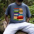 History Month Educated Black Leaders Reading Books Men's Comfort Colors T-Shirt Denim
