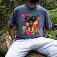 History Month Educated Black Women Girls Reading Book Men's Comfort Colors T-Shirt Denim