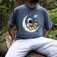 UFO Alien Astronaut Reading Book In Space Men's Comfort Colors T-Shirt Denim UFO Alien Astronaut Reading Book In Space Men's Comfort Colors T-Shirt Denim