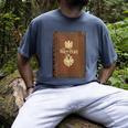 War And Peace Book Cover Men's Comfort Colors T-Shirt Denim War And Peace Book Cover Men's Comfort Colors T-Shirt Denim