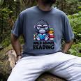 Wild About Reading Book Lover Gorilla Men's Comfort Colors T-Shirt Denim