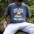 Women's Wild Dreams Reading Giraffe Book Reader Zoo Animals Kids Men's Comfort Colors T-Shirt Denim