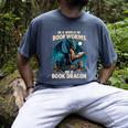 In a World Of Bookworms Be a Book Dragon Reading Men's Comfort Colors T-Shirt Denim