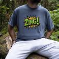 ZING Comic Book Retro Artwork – Cartoon Collector Men's Comfort Colors T-Shirt Denim
