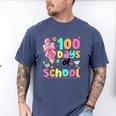 100th Day Of School Teacher Books 100 Days Of School Women Men's Comfort Colors T-Shirt Blue Jean 100th Day Of School Teacher Books 100 Days Of School Women Men's Comfort Colors T-Shirt Blue Jean