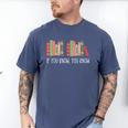 6 7 If You Know You Know Book Lover Six Seven Meme Men's Comfort Colors T-Shirt Blue Jean