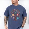 67 Days In The Books Reading Teacher 67th Day Of School Men's Comfort Colors T-Shirt Blue Jean