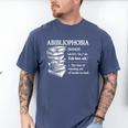 Abibliophobia Reading Bookworm Men's Comfort Colors T-Shirt Blue Jean Abibliophobia Reading Bookworm Men's Comfort Colors T-Shirt Blue Jean