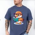 Adorable Book Lover Mallard Duck With Reading Glasses Cute Men's Comfort Colors T-Shirt Blue Jean Adorable Book Lover Mallard Duck With Reading Glasses Cute Men's Comfort Colors T-Shirt Blue Jean