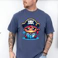 Adorable Book Lover Pirate With Reading Glasses Cute Men's Comfort Colors T-Shirt Blue Jean Adorable Book Lover Pirate With Reading Glasses Cute Men's Comfort Colors T-Shirt Blue Jean