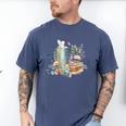 Alice In Wonderland Characters Lewis Carroll Book Lover Men's Comfort Colors T-Shirt Blue Jean Alice In Wonderland Characters Lewis Carroll Book Lover Men's Comfort Colors T-Shirt Blue Jean