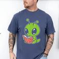 Alien Reading Book Believe In Yourself Kids Women Men Men's Comfort Colors T-Shirt Blue Jean Alien Reading Book Believe In Yourself Kids Women Men Men's Comfort Colors T-Shirt Blue Jean