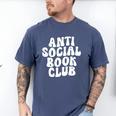 Anti-Social Book Club Men's Comfort Colors T-Shirt Blue Jean Anti-Social Book Club Men's Comfort Colors T-Shirt Blue Jean