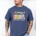 Applied Behavior Analysis Book Wildflower ABA RBT Therapist Premium Tri-Blend Men's Comfort Colors T-Shirt Blue Jean Applied Behavior Analysis Book Wildflower ABA RBT Therapist Premium Tri-Blend Men's Comfort Colors T-Shirt Blue Jean