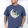 Astronaut Reading Book To Alien Moon Space Book Lover Men Men's Comfort Colors T-Shirt Blue Jean Astronaut Reading Book To Alien Moon Space Book Lover Men Men's Comfort Colors T-Shirt Blue Jean