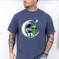 Astronaut Reading Book To Alien Shirt Moon Space Lover Kids Men's Comfort Colors T-Shirt Blue Jean Astronaut Reading Book To Alien Shirt Moon Space Lover Kids Men's Comfort Colors T-Shirt Blue Jean