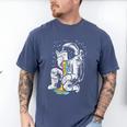 Astronaut Reading Book Space Galaxy Bookworm Men Women Kids Men's Comfort Colors T-Shirt Blue Jean Astronaut Reading Book Space Galaxy Bookworm Men Women Kids Men's Comfort Colors T-Shirt Blue Jean