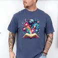 Astronomy Space Lover Books Bookworm Men's Comfort Colors T-Shirt Blue Jean