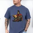 Attila The Hun Reading A Book Men's Comfort Colors T-Shirt Blue Jean
