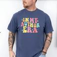 In My Author Era Writer Reading Writing Book Author Men's Comfort Colors T-Shirt Blue Jean