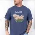 Awkward Turtle Upside Down Witty Comical Introvert Men's Comfort Colors T-Shirt Blue Jean Awkward Turtle Upside Down Witty Comical Introvert Men's Comfort Colors T-Shirt Blue Jean