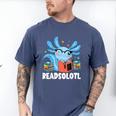 Axolotl Read Book Kawaii Reading Books For Men Women Men's Comfort Colors T-Shirt Blue Jean