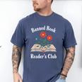 Banned Book Readers Club Men's Comfort Colors T-Shirt Blue Jean