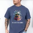 Im With The Banned Book Readers Librarians Read Banned Books Men's Comfort Colors T-Shirt Blue Jean
