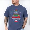 The Best Way To Spread Christmas Cheer Is Checking Out Books Men's Comfort Colors T-Shirt Blue Jean The Best Way To Spread Christmas Cheer Is Checking Out Books Men's Comfort Colors T-Shirt Blue Jean