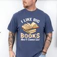 I Like Big Books And I Cannot Lie Book Reading Men's Comfort Colors T-Shirt Blue Jean