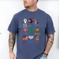 BLM Human Rights Feminism Trans Science Books LGBTQ Kindness Men's Comfort Colors T-Shirt Blue Jean