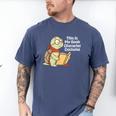 This Is My Book Character Costume Turtle Kids Reading Men's Comfort Colors T-Shirt Blue Jean