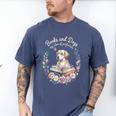 Book And Dog Lover Reading Humor Librarian Men's Comfort Colors T-Shirt Blue Jean Book And Dog Lover Reading Humor Librarian Men's Comfort Colors T-Shirt Blue Jean