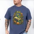Book Dragon Reading Books Bookworm Fantasy Men's Comfort Colors T-Shirt Blue Jean