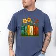Book Flower 8647 Foxtrots Deltas Tangos Men's Comfort Colors T-Shirt Blue Jean