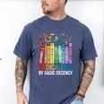 Book Flower Radicalized By Basic Decency Feminist Lgbt Men's Comfort Colors T-Shirt Blue Jean